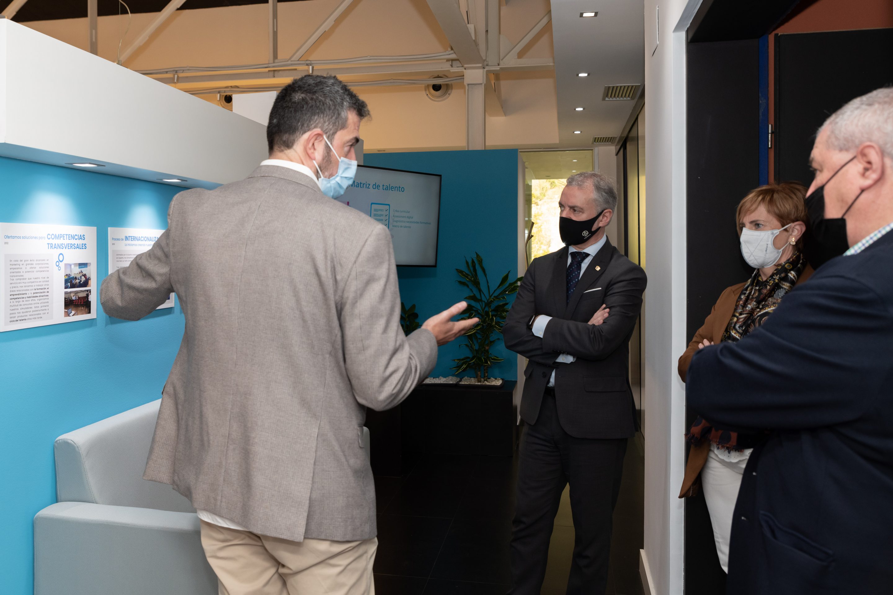 Iñigo Urkullu y Arantxa Tapia visitan Gestionet