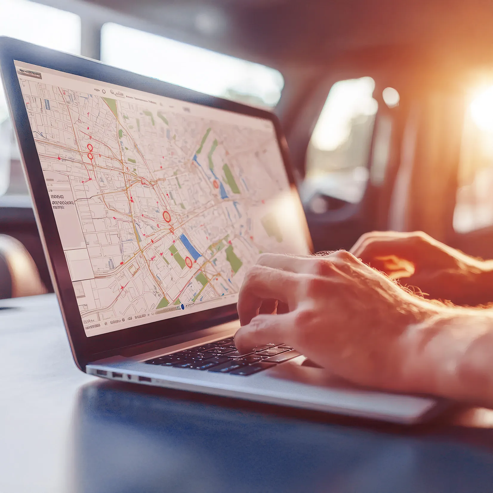 Escena representativa de digitalización en una laptop de Mobilvendor.