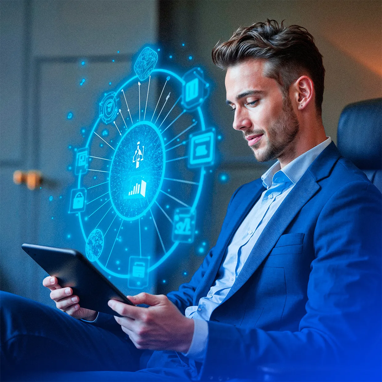 Escena representativa de la solución Mobilvendor en la sección Suite
