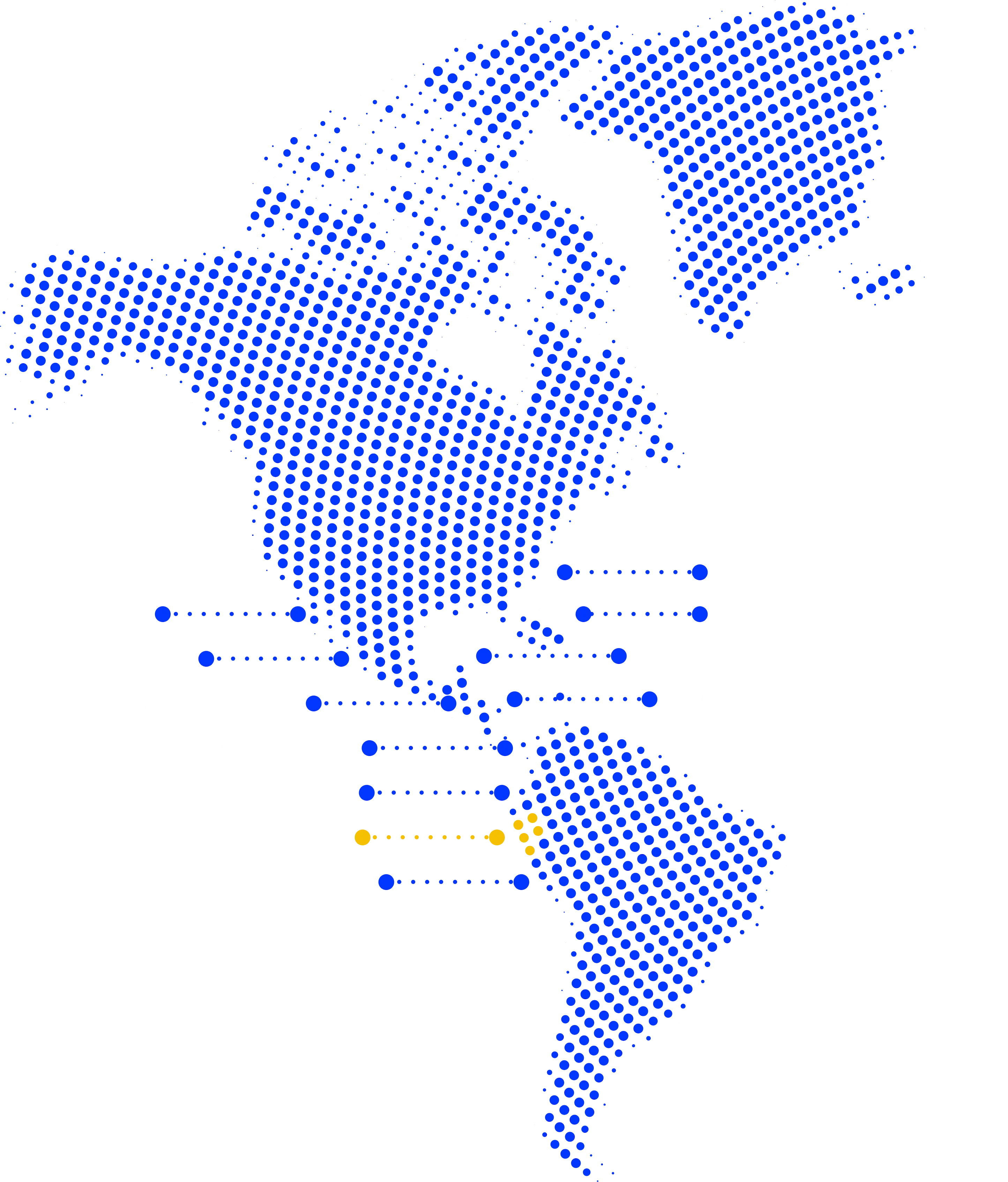 Mapa de América donde se detallan los países con presencia de Mobilvendor.