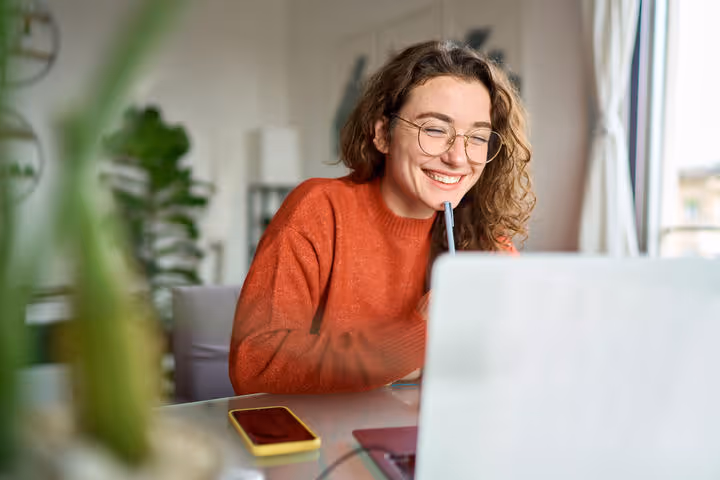 Student Studying