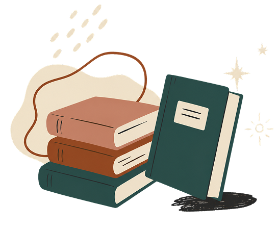 A stack of books