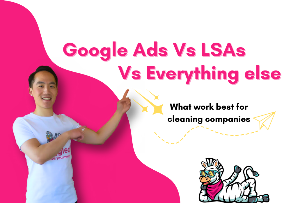 High-impact Google Ads example showcasing benefit-driven copy and a compelling call-to-action to generate quality leads for cleaning businesses
