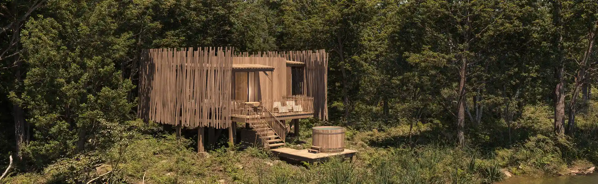 Cabanes des Veilleurs - visuel 3D