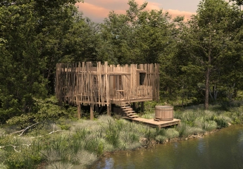 Cabane au bord de l'eau - 3D AW2 architecture & interiors