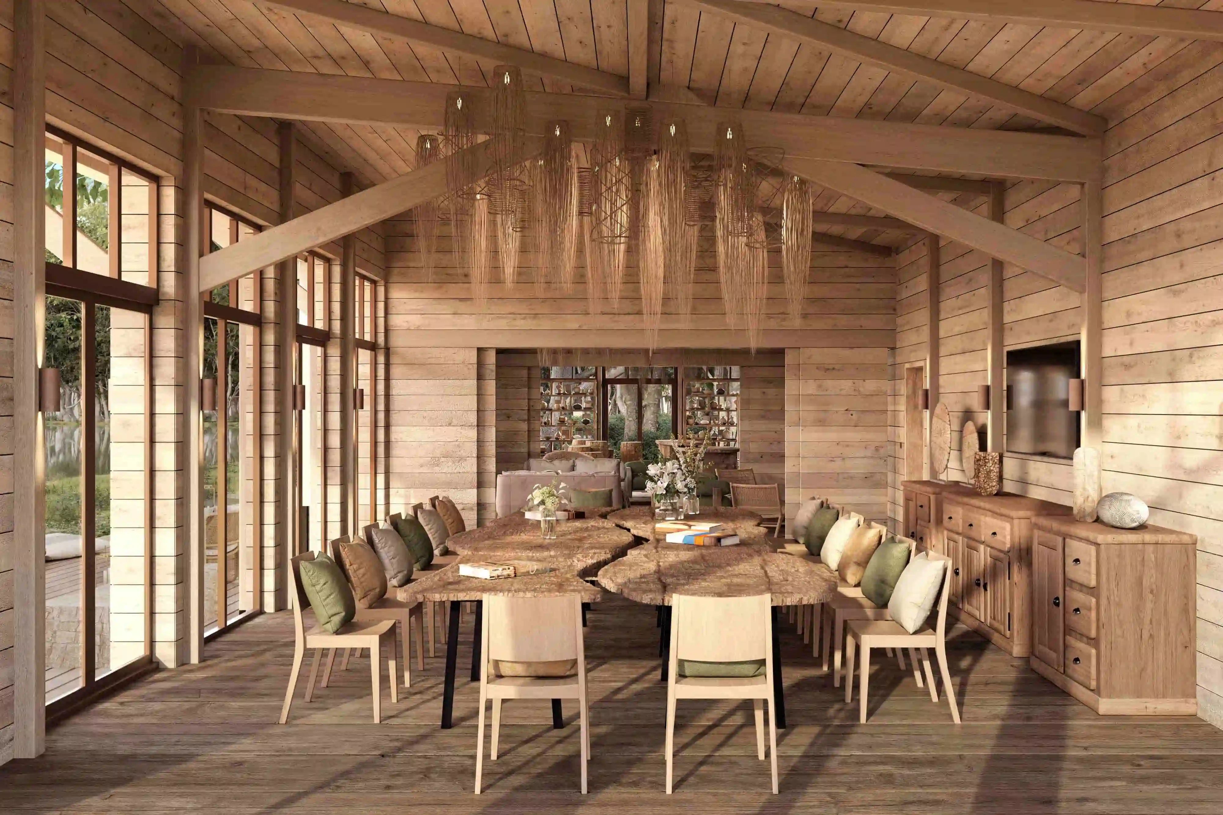 Intérieur de l'espace séminaire - 3D AW2 architecture & interiors