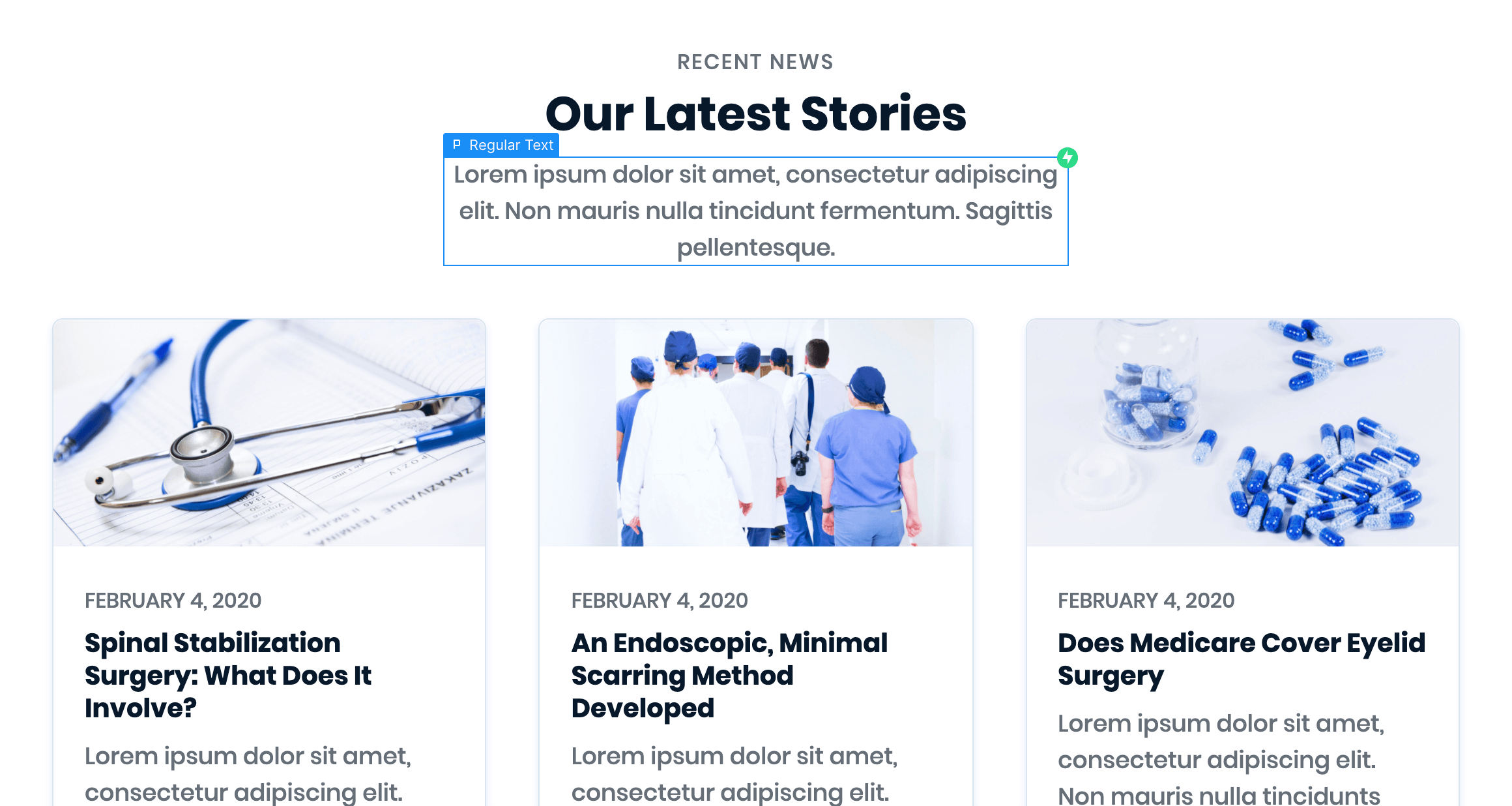 Static Content - Medica Webflow Template