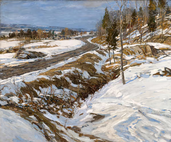 Walter Elmer Schofield: Hill Country (c. 1913) Oil on canvas