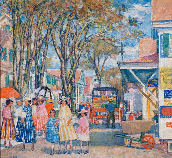 Nancy Maybin Ferguson: The Fruit Wagon (c. 1926)