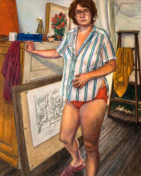 Edith Neff: Self-Portrait (1989) Oil on canvas