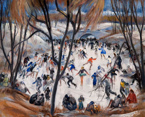 Skating in Central Park