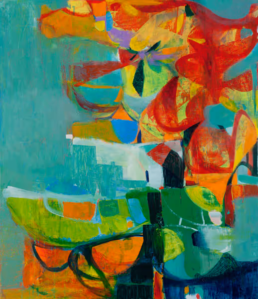 Michael Gallagher: Switchback (2010) Acrylic on canvas