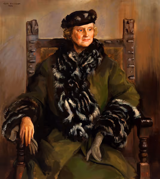 Lady in Furs (Portrait of Elinor McCaully)
