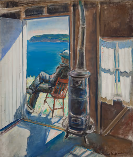 William Newport Goodell: Boon's Shack (Maine) (Undated) Oil on canvas