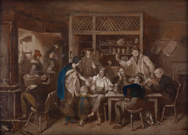 Study for "Village Tavern"