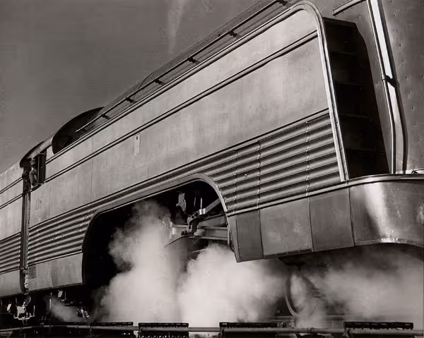 William Rittase: [Streamliner, Reading Railroad]  (1930s) Gelatin silver print