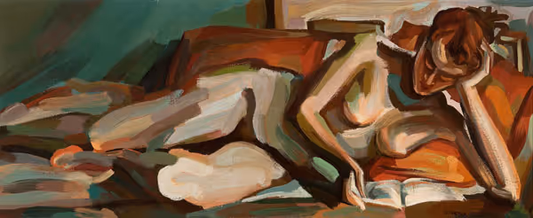 Leon Sitarchuk: Nude (1957) Oil on canvas