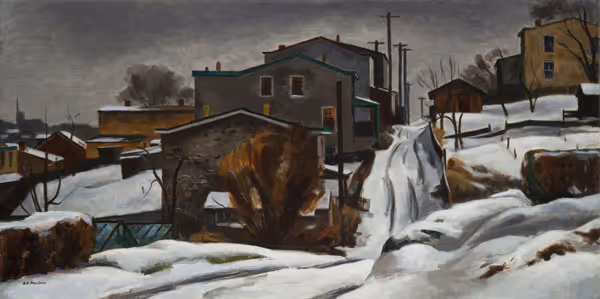 Antonio Pietro Martino: The Lane (1939) Oil on canvas