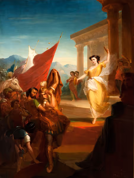 Thomas Buchanan Read: Jephthah's Daughter (1858) Oil on canvas