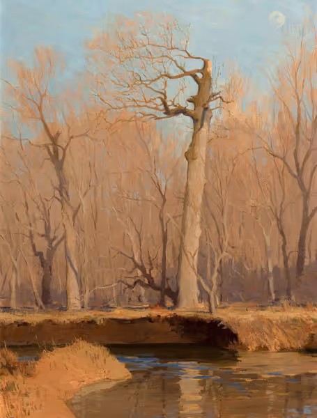 Jon Redmond: Paper Mill Siren (1992) Oil on sign cloth