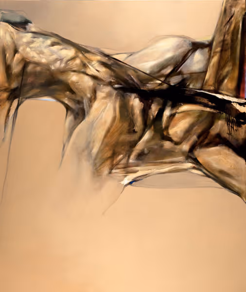 Bruce Samuelson: Untitled (1980) Oil on canvas