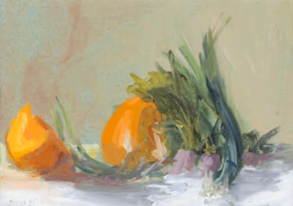 Still Life with Melon and Beets