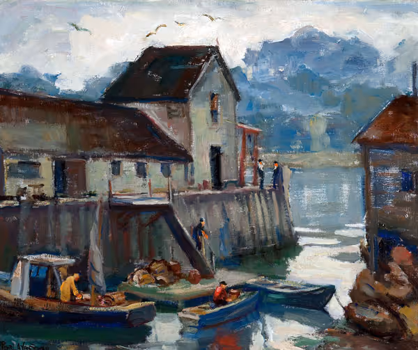 Fog Coming in-Rockport (Mass.)