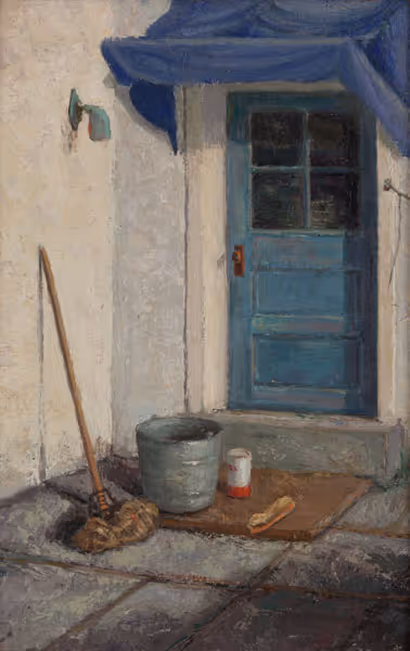 Alice Murdoch Wiler: The Back Door (Undated) Oil on canvas