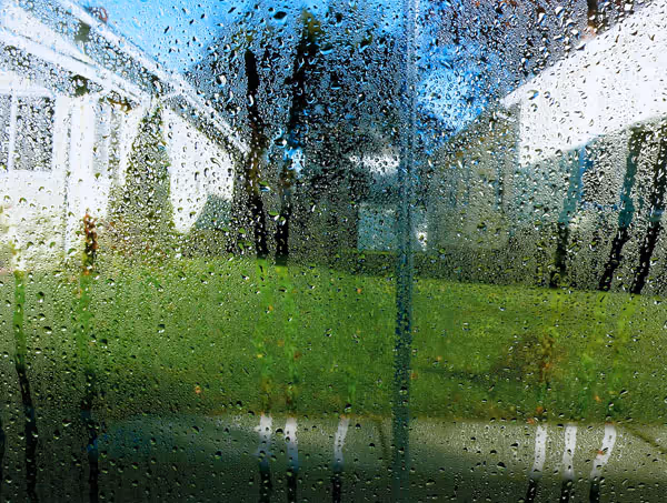 Ice Melting on Car Window