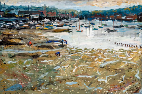 Ben Eisenstadt: Low Tide (Undated) Casein