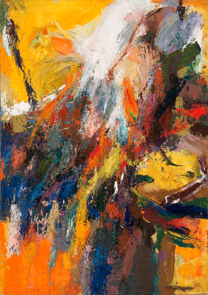 Sam Feinstein: [Untitled] (1950s) Oil on canvas