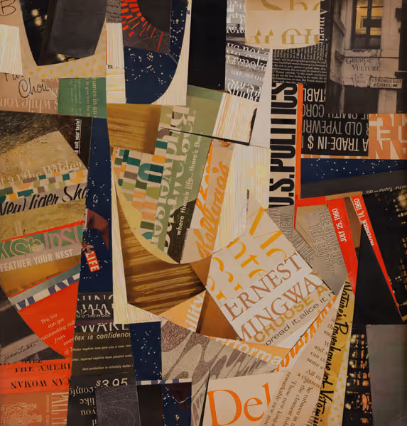 John R. Foster: Excerpts from Life (Undated) Letterpress and offset lithography on board