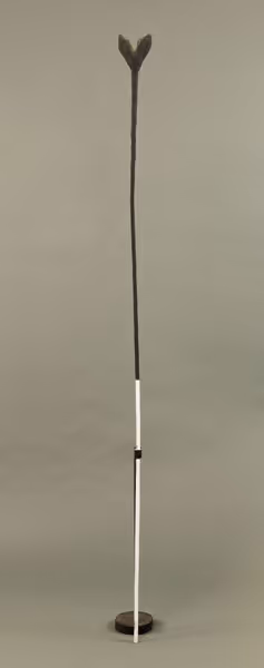 Barbara Zucker: Decoy for the Spirit (1987-1989) Cast bronze with steel support and paint