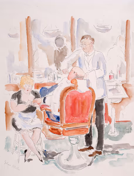 [Haircut, Shave and Manicure]