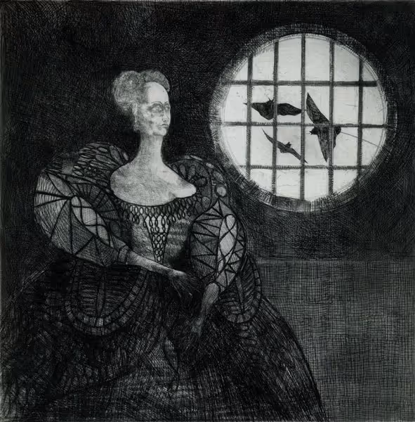 Peter Paone: [Elizabeth] (Undated) Etching