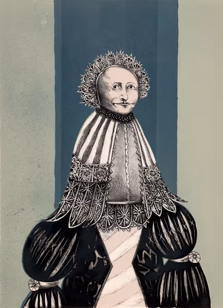 Peter Paone: Ms. Dutchmaster (1974) Lithograph in color