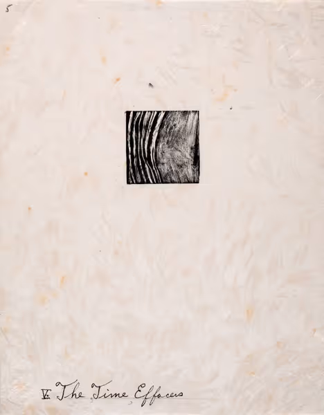 V. The Time Effacers