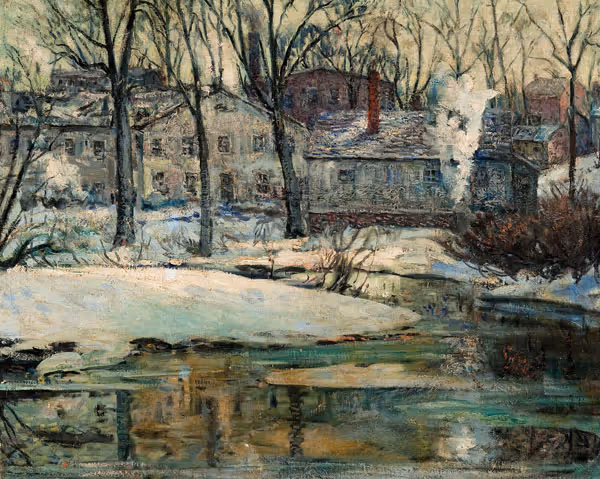 Frederick R. Wagner: Addingham (c. 1917) Oil on canvas