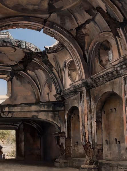 Constance Richardson: San Jose, Antiqua Guatemala, 1963 (1963) Oil on masonite