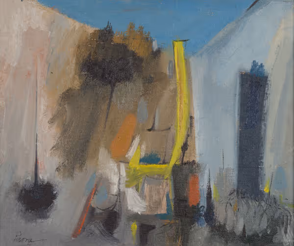 Peter Paone: Lines from Any Poem (1957) Oil on canvas