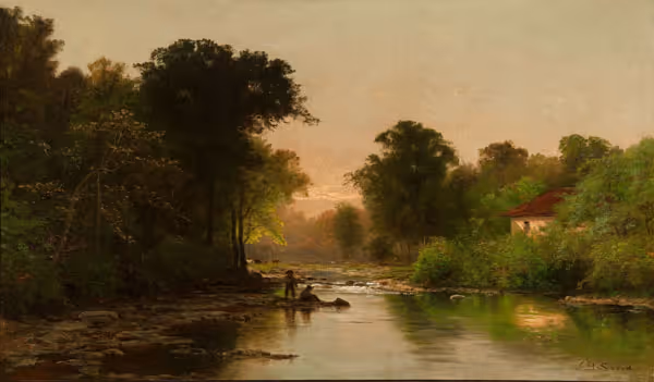 James Brade Sword: Landscape (Undated) Oil on canvas