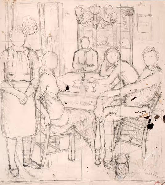 Study for “The Dining Room”