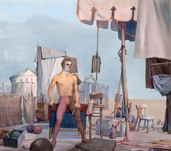 Clown and the Mirror