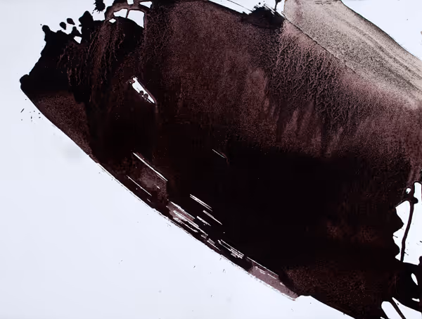 Elaine Kurtz: Untitled, Alluvial Series (c. 1996) Sand, mica, and acrylic on paper