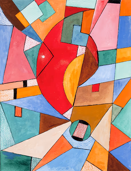 Carl Pappe: Taxco (1990) Gouache