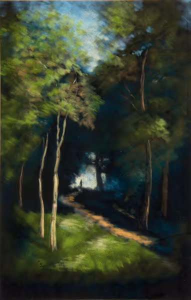 Carol Sullivan Jones: Landscape (Undated) Pastel