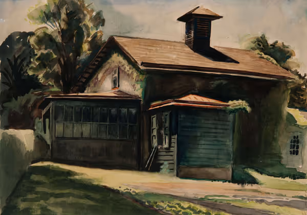 Walter Gardner: Untitled (Undated) Watercolor