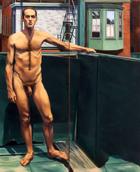 Nude on Sidney's Balcony