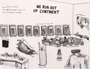 Isaac Resnikoff: WROC () Ink on paper