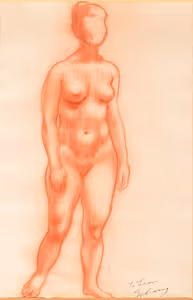 Standing Female Nude